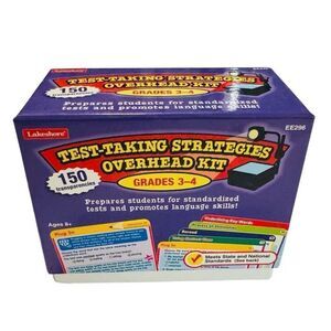 Test Taking Strategies Overhead Kit, Grades 3-4, Standardized Test Prep complete